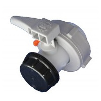 Fustiplast/Flubox slide valve Grey - S78x6 &gt; S60x6