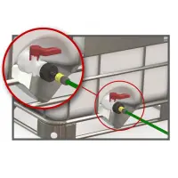 Adaptateur IBC | S60x6 | Raccord Gardena 12,5mm (1/2") | Polypropylène