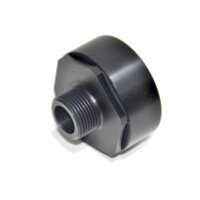 IBC-Adapter | S75x6 | mit BSP Außengewinde | PE-HD