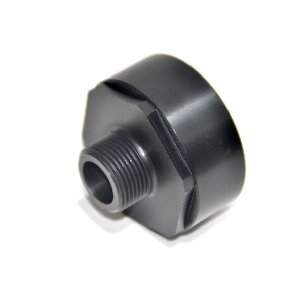 IBC Adapters | 2"1/8 BSP | met BSP buitendraad | PE-HD