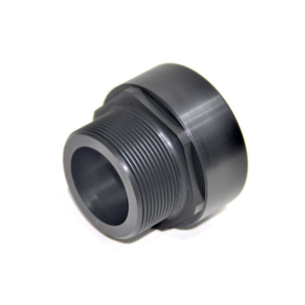 IBC Adapter | 2"1/8 BSP | 2" BSP buitendraad | PE-HD
