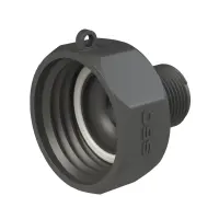 IBC Adapter | S60x6 | 1" BSP buitendraad | Polypropyleen