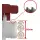 IBC Adapter | S60x6 | 1" buitendraad - draaibaar met O-ring | Polypropyleen