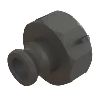 IBC Adapter | S60x6 | 1" Camlock Part A | Polypropylene