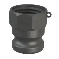 Adaptateur IBC | S60x6 | 2" Camlock Part A | Polypropylène
