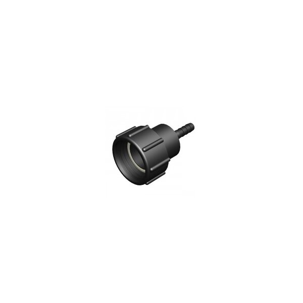 IBC Adapter | S60x6 | 1/2" (12,5mm) slangtule -...