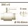IBC Adapter | S60x6 | MT brass 3/4" drain valve | quick coupling | Polypropylene