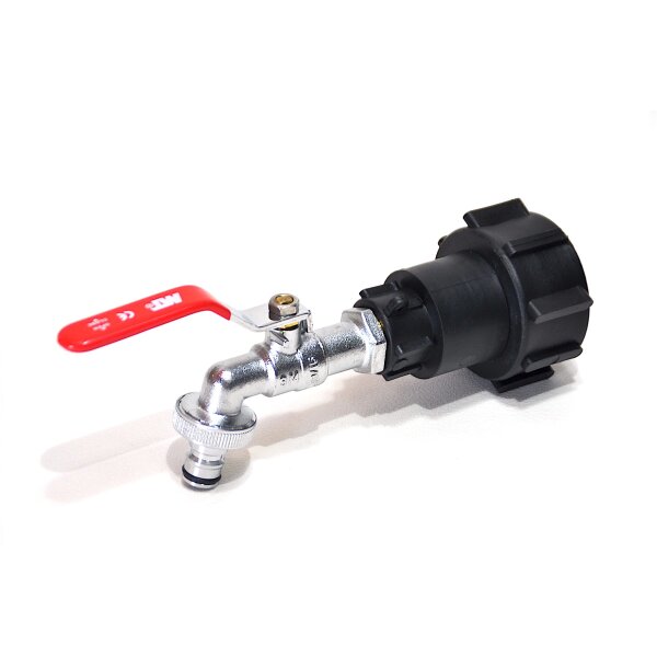 IBC Adapter | S60x6 | MT messing aftapkraan 1" |...