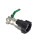IBC Adapter S60x6 + RIV Brass Ball faucet 1"1/4 with hose tail (Polypropylen)