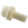 PA- Straight Hose Nozzle with Male thread - White