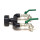 IBC Adapters S60x6 + 2x RIV Brass Ball faucets with Hose tail (Polypropylen)