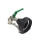 IBC Adapter S100x8 + RIV Brass Ball faucet 3/4" with hose tail (Polypropylen)