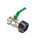 IBC Adapter | S100x8 | RIV brass 1"1/4 drain valve | hose barb | Polypropylene
