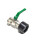 IBC Adapter S100x8 + RIV Brass Ball faucet 1"1/4 with hose tail (Polypropylen)