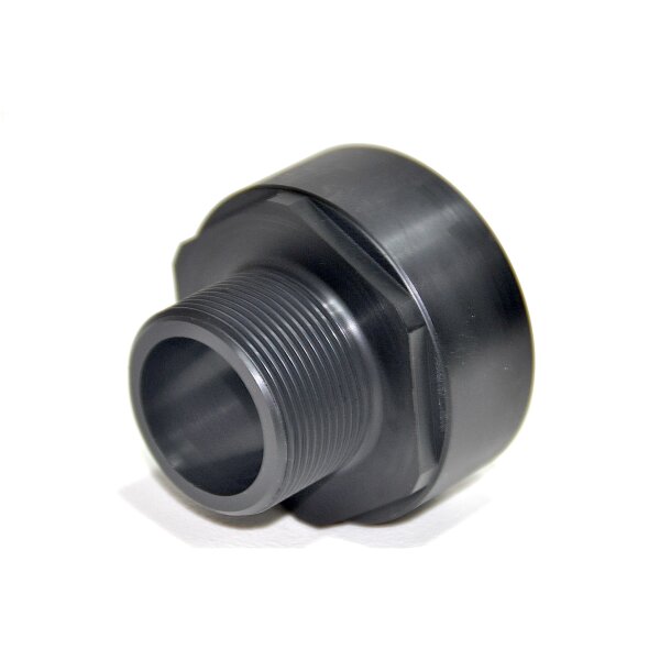 IBC Adapter | S80x6 | 1"1/2 BSP male thread | PE-HD