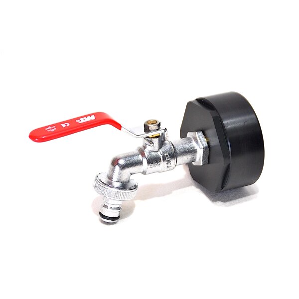 IBC Adapter | S60x6 | 3/4" messing aftapkraan |...