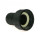 PP- Straight Hose Nozzles x Swivel ring nut 20mm x 3/4" F - Black