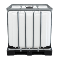 New IBC | 800L | Plastic pallet | UN | FDA | S60x6 | NW150 | Werit