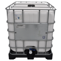 1000L IBC Wassertank auf Kunststoffpalette - Weiss  "Mauser"