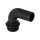 PP- Hose Nozzles 90° with Male thread - Black