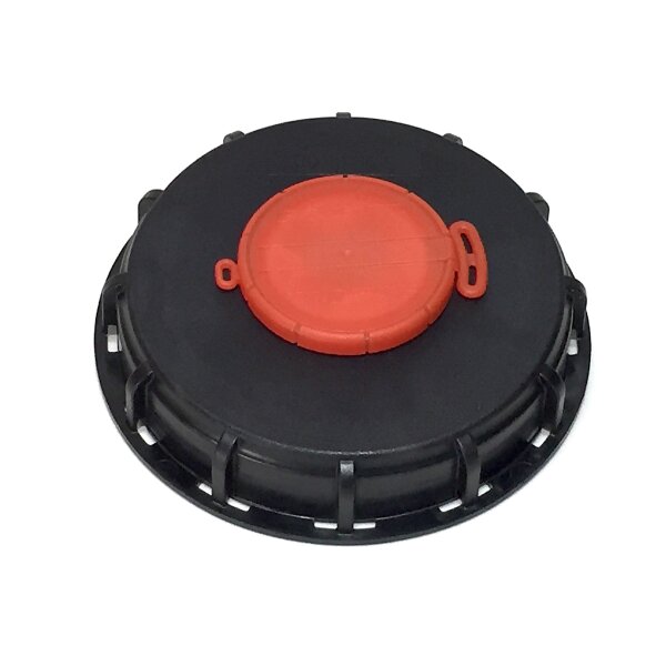 Couvercle IBC Schütz noir NW150 - G2" + Ventil...