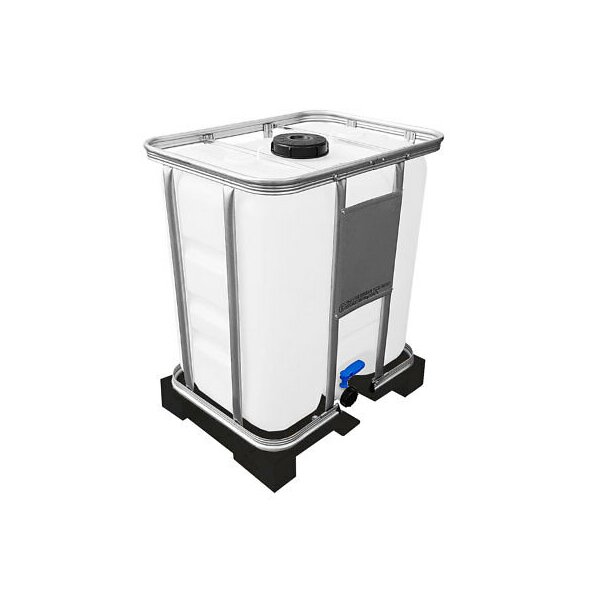 Nieuwe IBC | 300L | Kunststof pallet | UN | FDA | S60x6 | NW150 | Werit