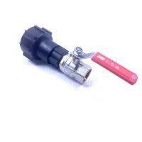 IBC Adapters | S60x6 | met messing kogelkraan binnendraad...