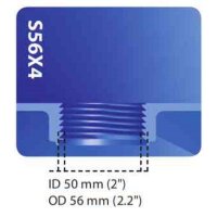 Fassadapter | S56x4 | mit BSP Innengewinde | PE-HD