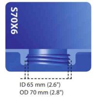 Fassadapter | S70x6 | mit BSP Außengewinde | PE-HD