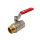 Red MT® Ball valve with 1"1/2 Male x Female...