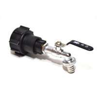 IBC Adapters | S60x6 | met MT messing aftapkraan en...
