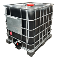 Reco IBC 1000L - Noir - Palette en PE avec contrôle...