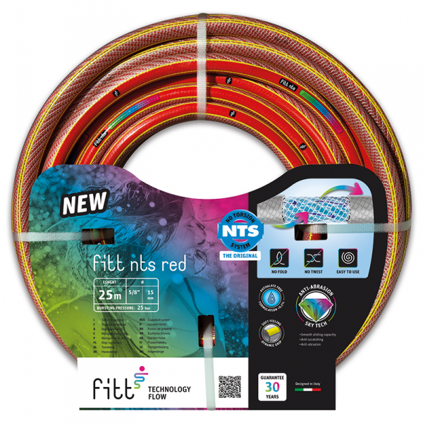 Gartenschlauch FITT NTS RED 12,5mm (1/2") 25 Meter