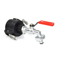Camlock couplers + MT Brass Ball faucet with quick...