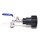 IBC Adapters | S60x6 | met blauwe MT messing aftapkraan en snelkoppeling | Polypropyleen