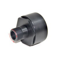 IBC-Adapter | S60x6 | 1"1/4 BSP Außengewinde - drehbar | PE-HD