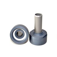 IBC-Adapter | M80x3 | mit Rohr | PVC