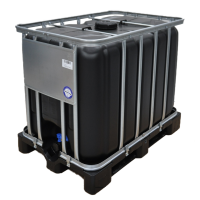 Nieuwe IBC | 600L | Zwart | Kunststof pallet | UN | FDA |...