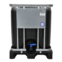 New IBC | 600L | Black | Plastic pallet | UN | FDA | S60x6 | NW150 | Werit
