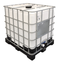 Neue AdBlue 1000L IBC-Container auf Kunststoffpalette mit...