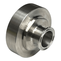 Adaptateur IBC | S100x8 | Tri-Clamp | DIN32676 | DN125 (TC 155mm x Ø 125mm) | Inox 316