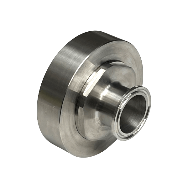 Adaptateur IBC | S100x8 | Tri-Clamp | DIN32676 | DN200 (TC 233.5mm x Ø 200mm) | Inox 316