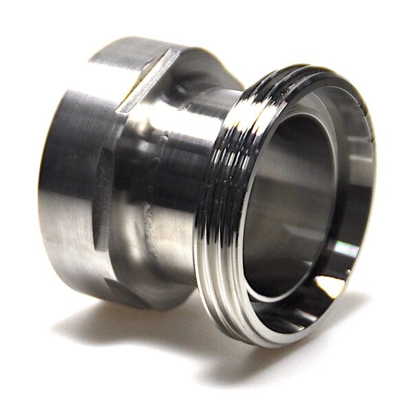 IBC Adapter | 2"1/8 BSP | SMS | DIN1145 | 101,6 (Rd125 x 1/4") | Stainless steel 316