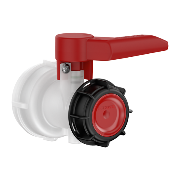 Red Schütz Butterfly valve (Conical) S75x6 > S60x6 (EPDM)
