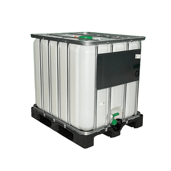 Neue 1000L IBC-Container auf Kunststoffpalette - FDA "Werit"