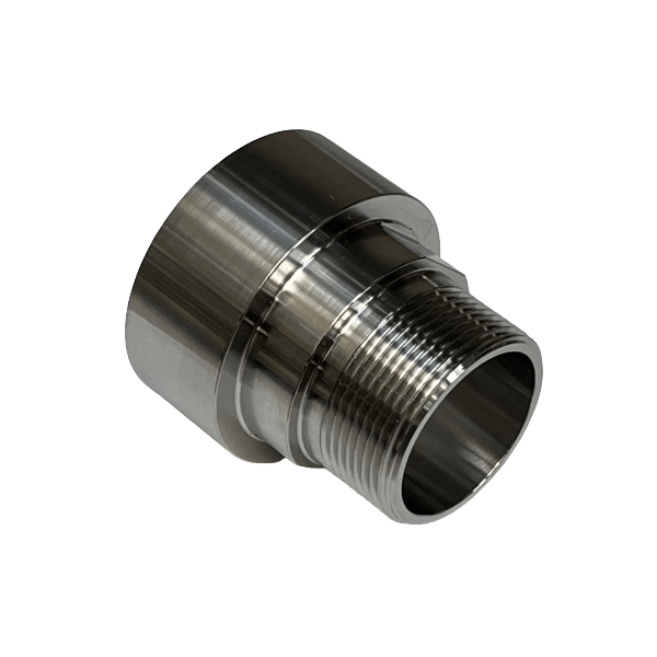 IBC Adapter S60x6 > 1"1/2 Außengewinde - Edelstahl (EcoLine)