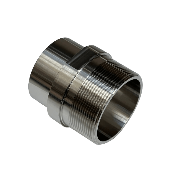 Raccord IBC S60x6 > 2"1/2 Mâle - Inox (EcoLine)