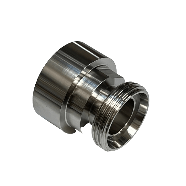 IBC Adapter S60x6 > DN32 (Rd58x1/6") Milchgewinde - Edelstahl (EcoLine)