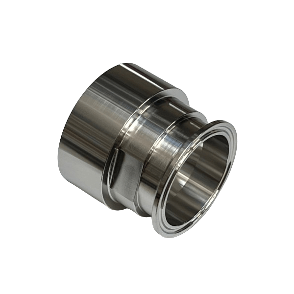 IBC Adapter S60x6 > Tri-Clamp DN50 (TC 64mm x Ø 50mm) RVS (EcoLine)