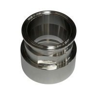 IBC Adapter S60x6 > Tri-Clamp DN50 (TC 64mm x Ø 50mm) RVS (EcoLine)
